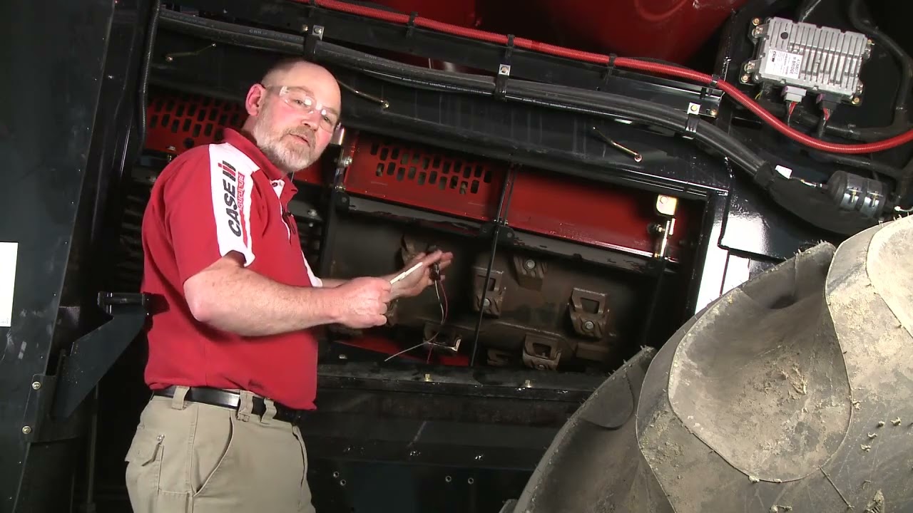 Case IH   Flagship Combine   Concave Level and Side shift