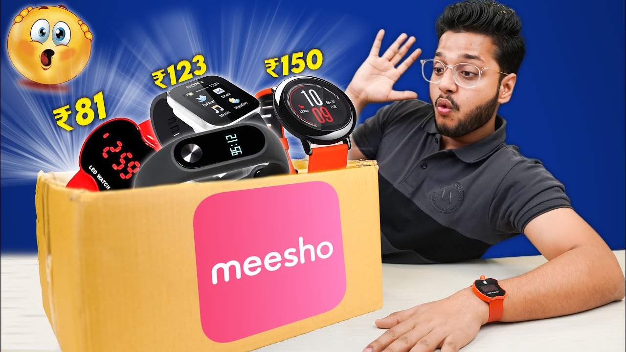 I Bought Sabse Saste Smartwatches ₹81 from Meesho😱 Mera Katt Gaya😢