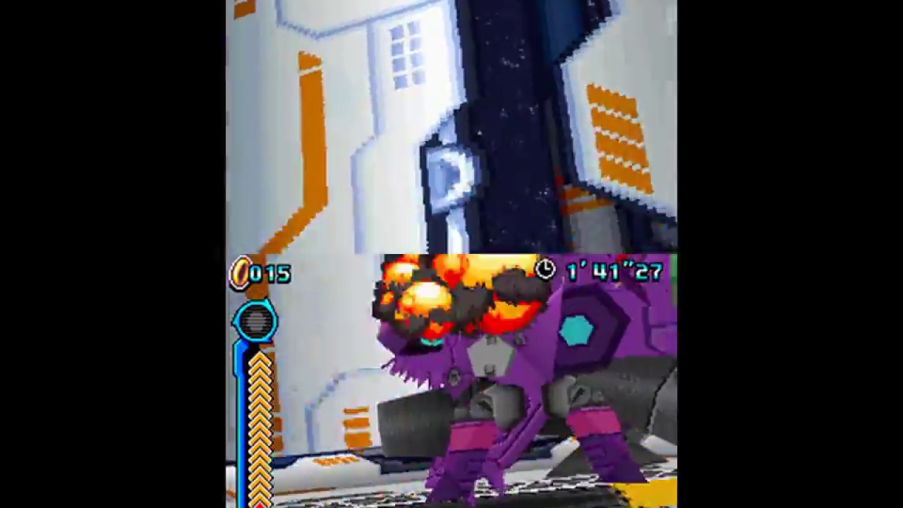 Sonic Colors (DS) Boss 7 - Nega-Wisp Armor