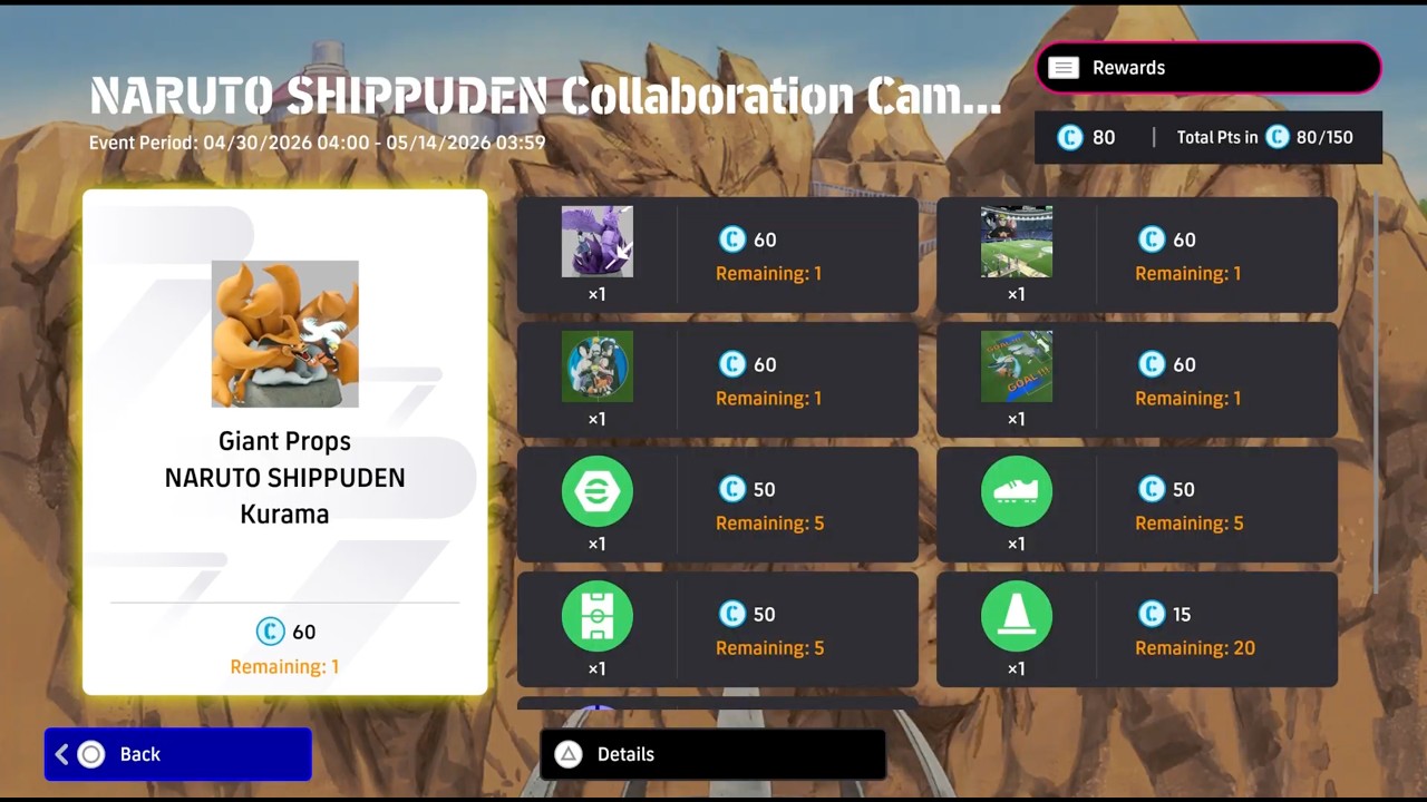 🔴 eFootball&trade; 2026 - NARUTO SHIPPUDEN CAMPAIGN HUB! FREE GIANT KURAMA PROP + 150 PTS REWARDS!