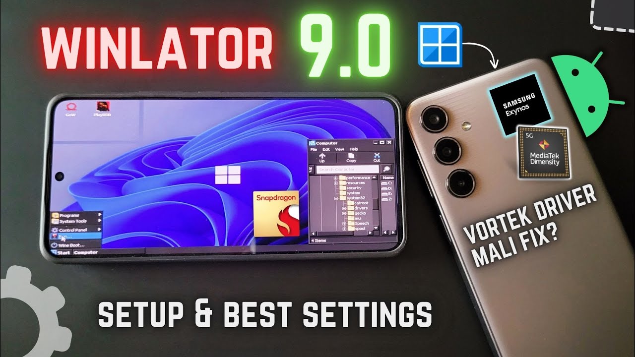 Install Winlator 9.0 PC Emulator on Any Android Phone - NEW UPDATE Features!