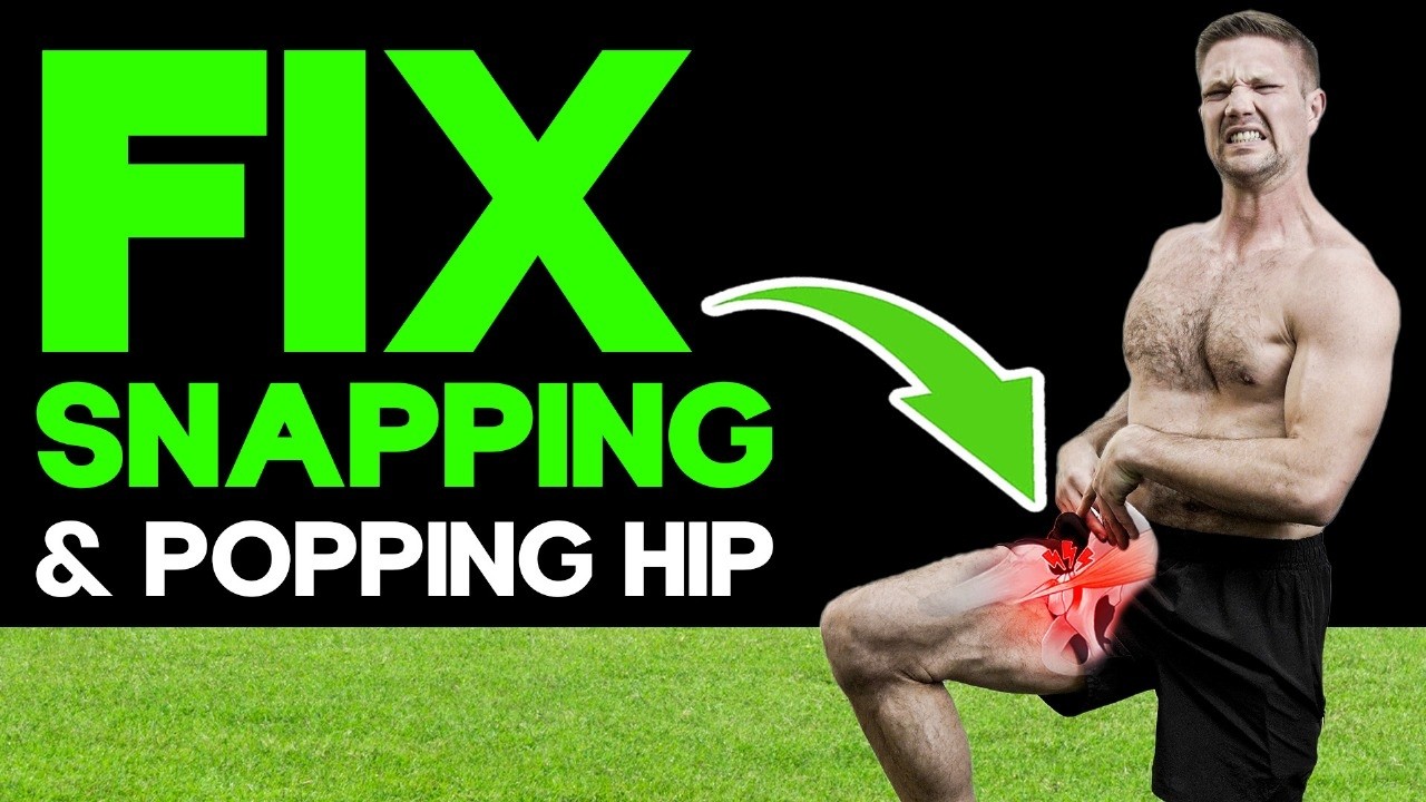 How To Fix A Clicking or Popping Hip (2 easy exercises)