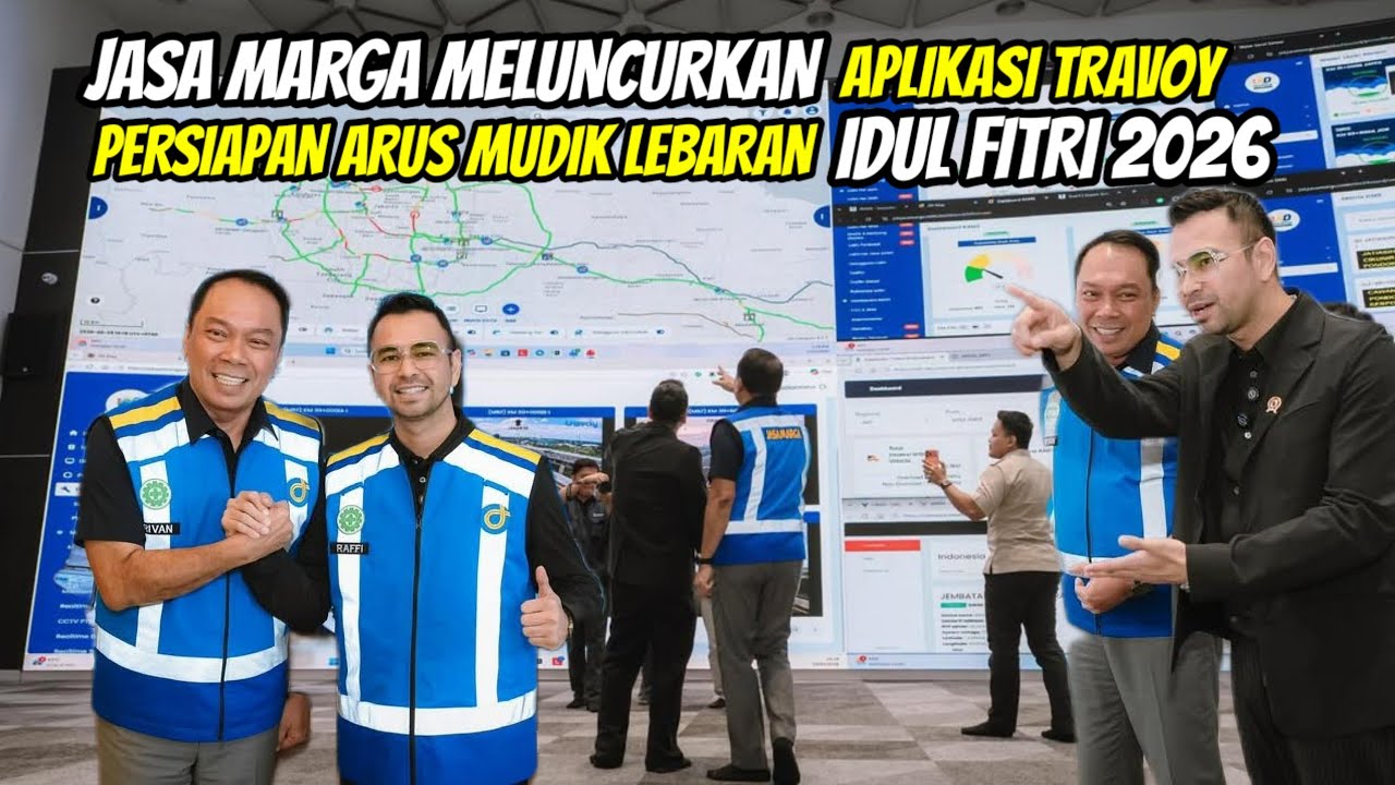 RAFFI AHMAD MELIHAT PERSIAPAN JASA MARGA UNTUK MENYAMBUT ARUS MUDIK LEBARAN IDUL FITRI 2026