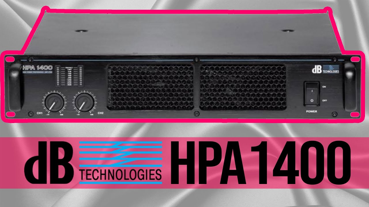DB HPA1400 erősítő takarítás és egy kis teszt