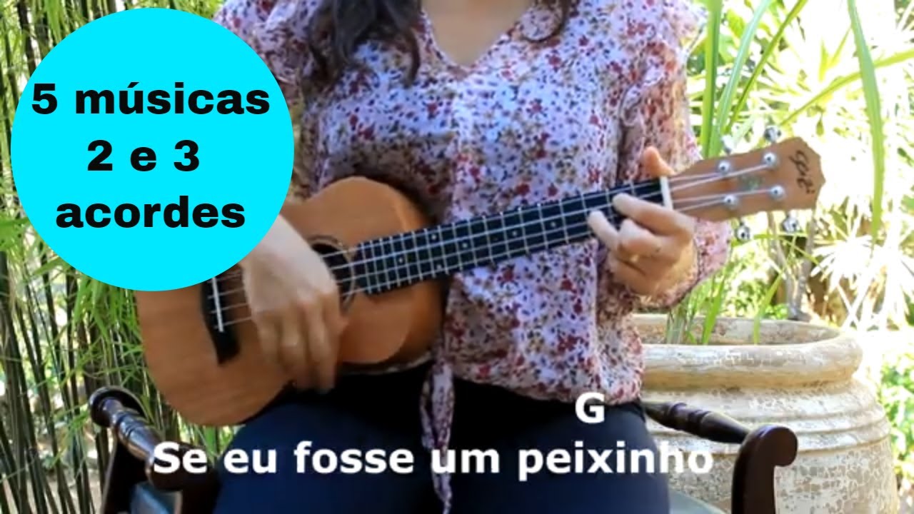 Ukelele. Canções fáceis. Vídeo 2