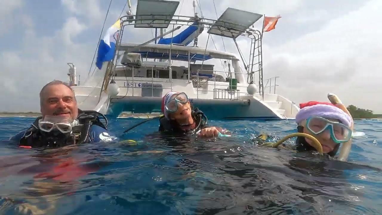 Christmas Day Dive & Sail in Bonaire, Dutch Caribbean with Life at 8 Knots