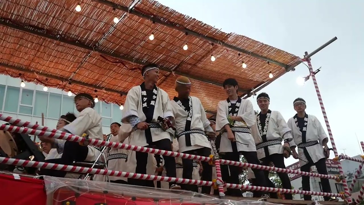2025_08_16三島市　三嶋大祭り2日目⑦[駅前しゃぎり 三島市旭ヶ丘 オリジナル曲｢千本桜｣も披露].wmv