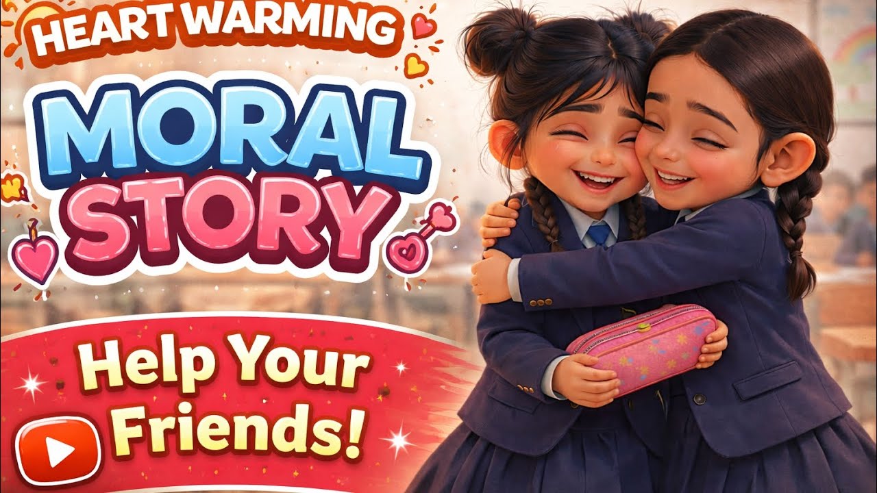 एक सच्ची दोस्ती ❤️ | Ooly ने  अपनी दोस्त कस्वानी की मदद की | Kids Moral Story Hindi