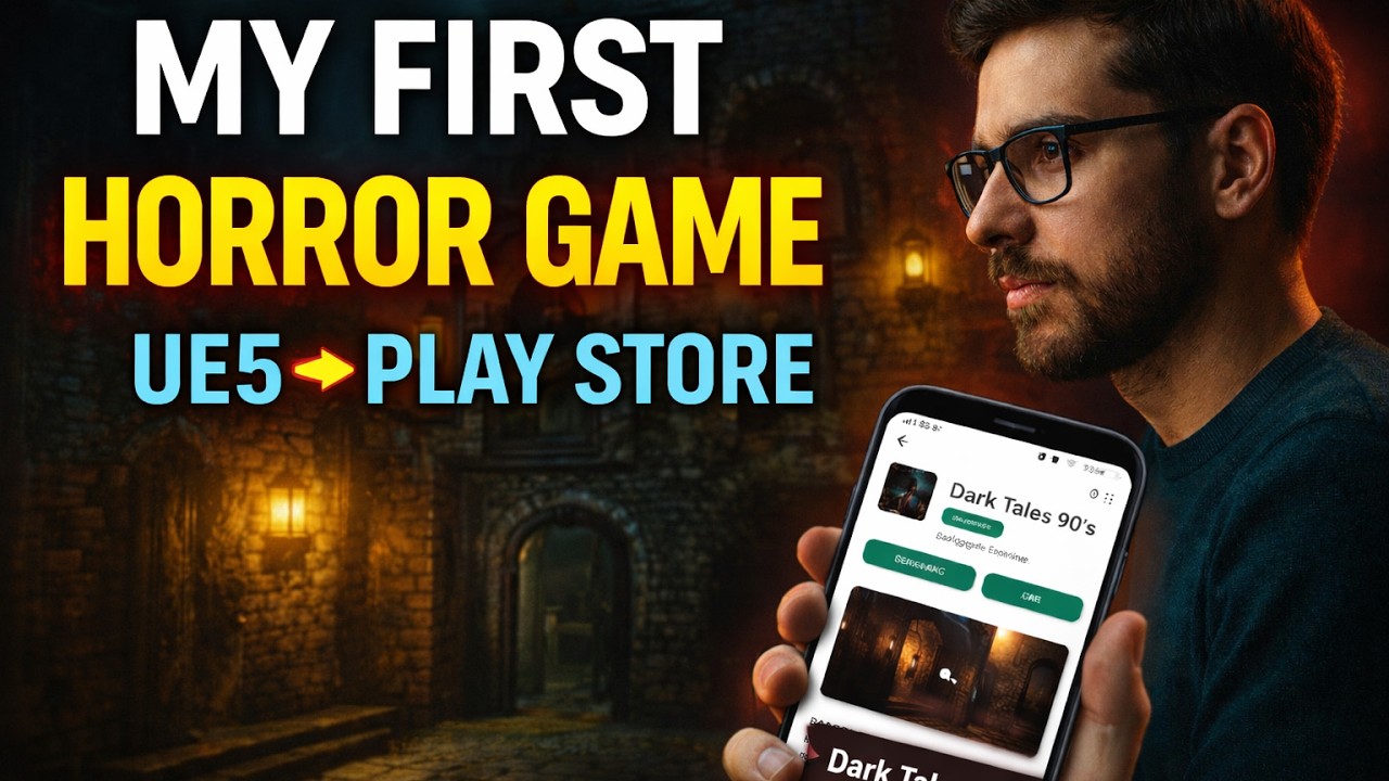 I Made a HORROR Game in Unreal Engine 5.5 and Launched it on Play Store (My First Game!)