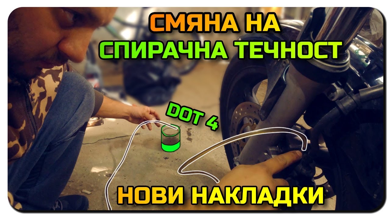 СМЕНЯМ НАКЛАДКИ И СПИРАЧНА ТЕЧНОСТ-ЧАСТ 1
