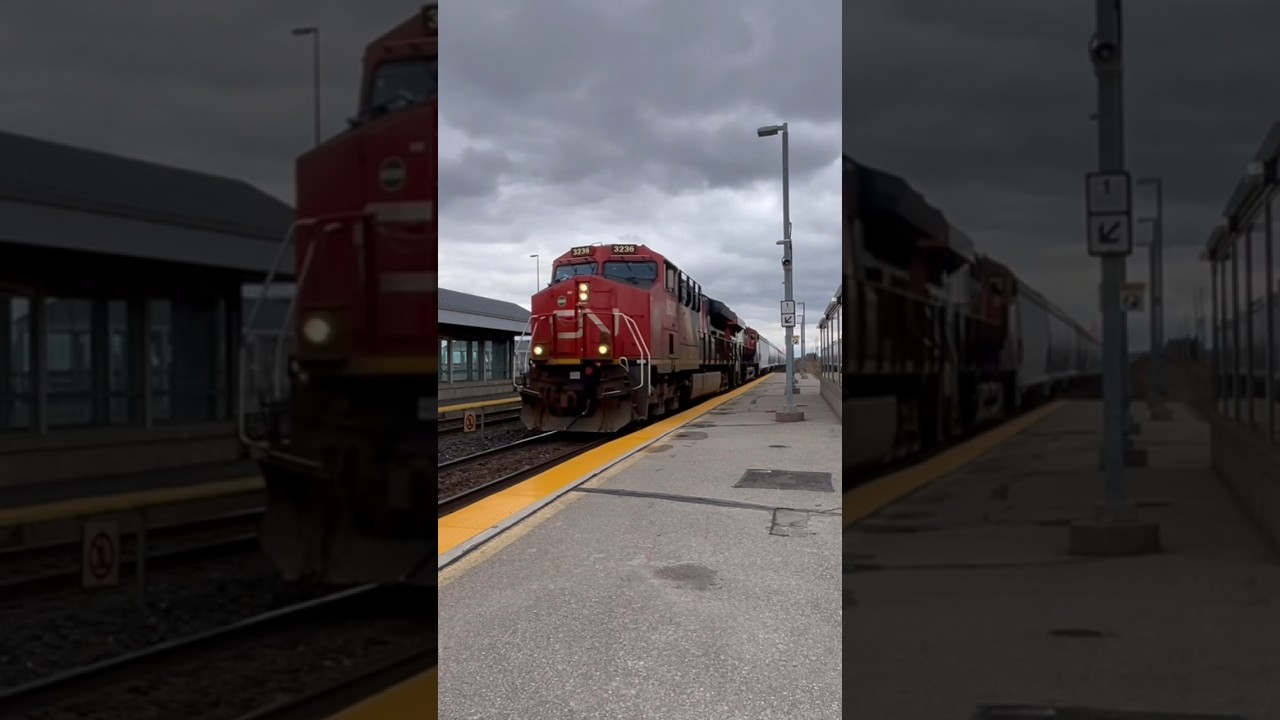 CN gevo 3236 on CN 434? #railfaning #canadianrailway #railfanner #canadiantrain #railfan