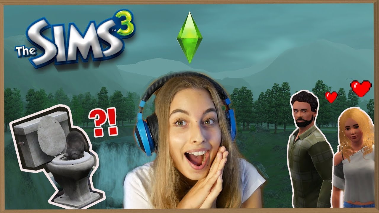 The sims 3 - MACSKA A WC-BEN ÉS A SEXY SZOMSZÉD #1