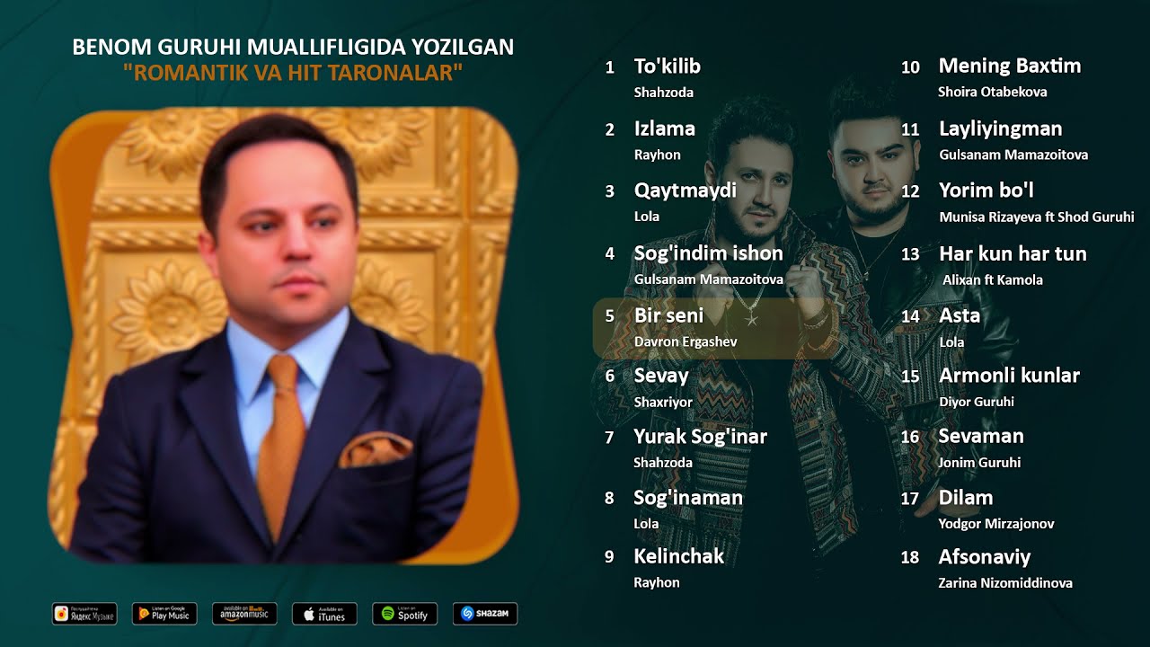 Benom Guruhi muallifligida yozilgan 