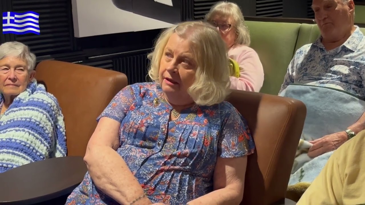 Armchair Travel to Greece with our Assisted Living Residents