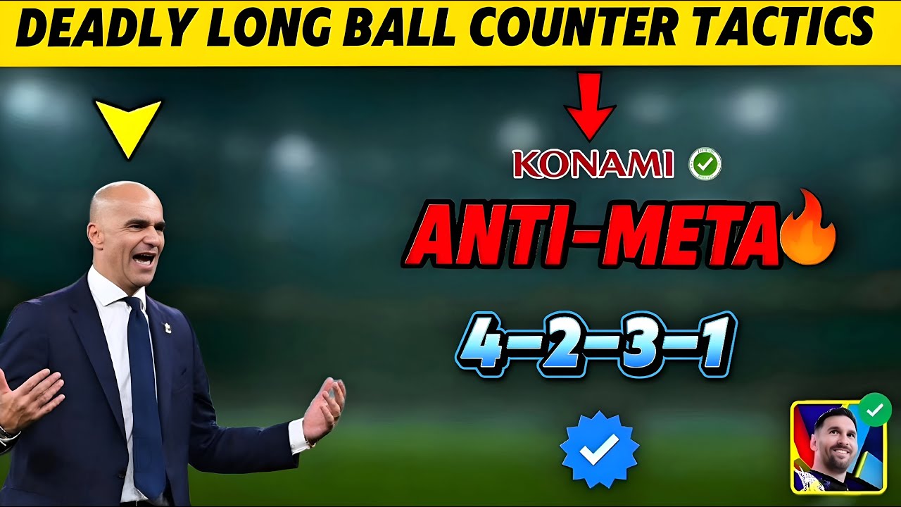 Deadly 4-2-3-1 Long Ball Counter Tactics in eFootball 2025 Mobile! DOMINATE LIKE A PRO! 👑🔥