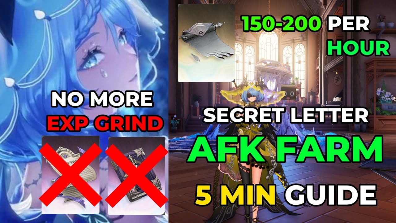 MOST EFFICIENT SECRET LETTER AND EXP FARM 5 MIN GUIDE - Duet Night Abyss