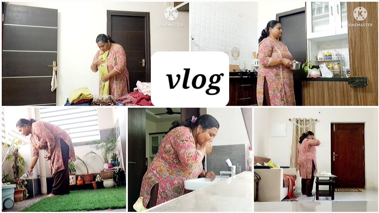 Kaise me karti hoon ghar ke saare kaam|| Indian woman daily routine vlog 👩