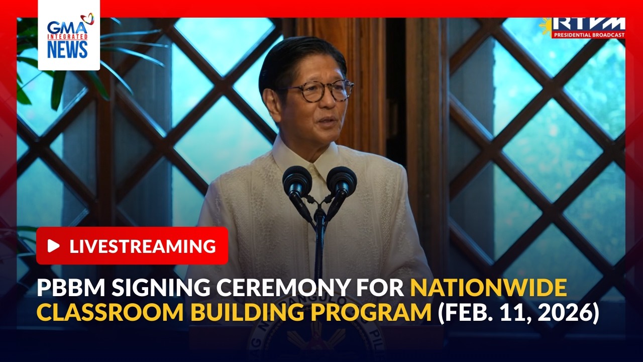 LIVE - PBBM signing ceremony for Nationwide Classroom Building... - Replay | GMA Integrated News