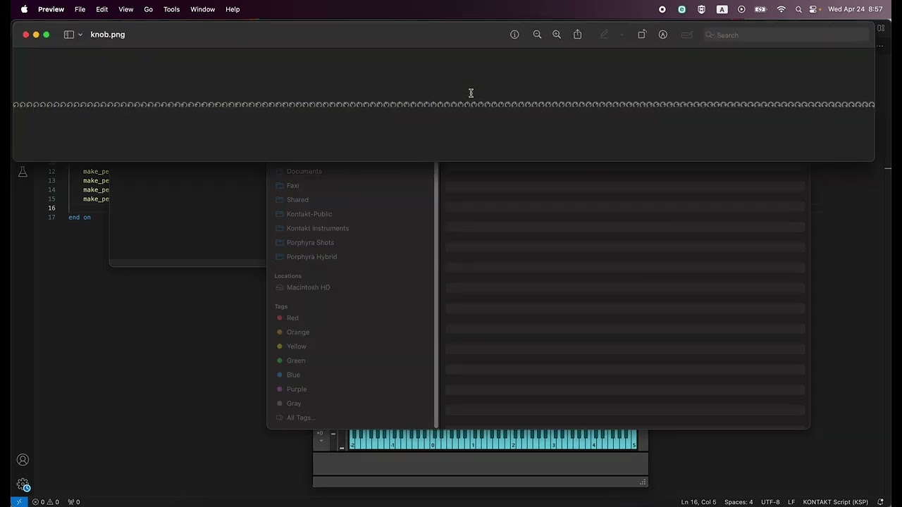 Kontakt Builder KSP Scripting Course Tutorials  - Lesson 2 (Our instrument, UI, persistence)
