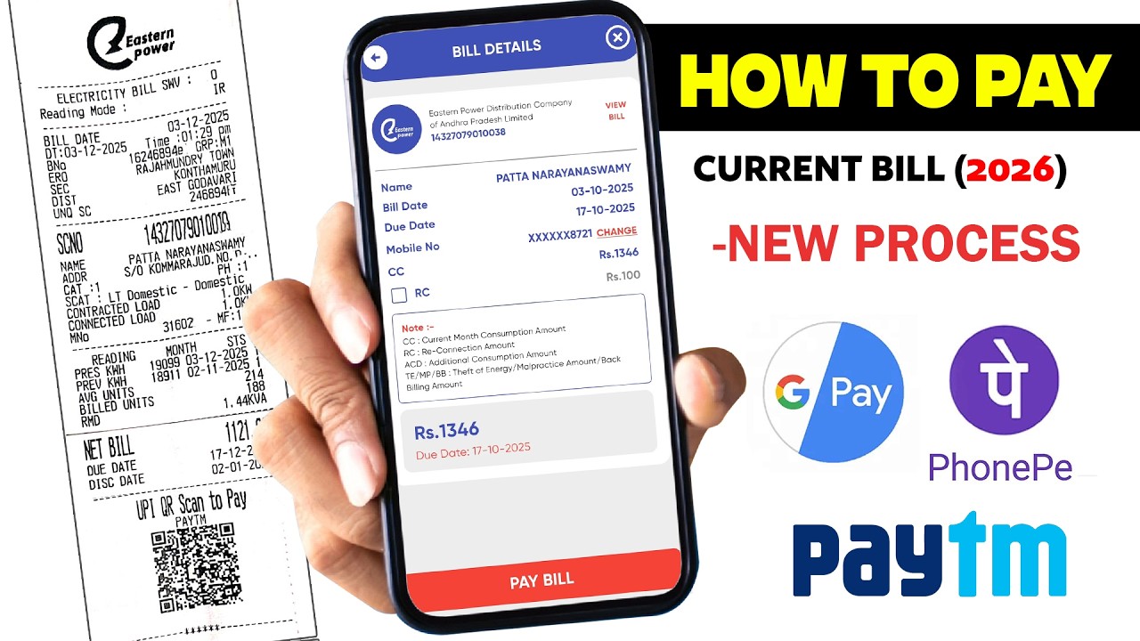 Electricity Bill Payment Online 2026 | Latest Process Explained