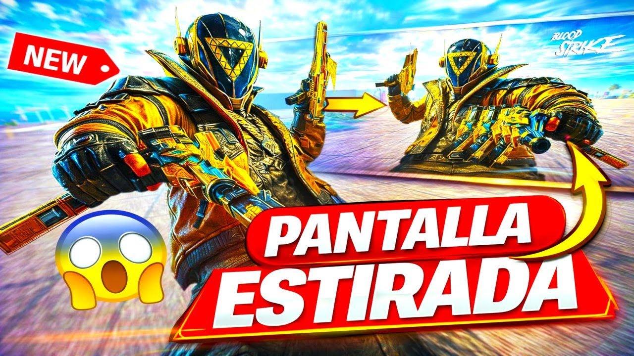 Cómo poner PANTALLA ESTIRADA en BloodStrike PC (mejora tu puntería 🔥)
