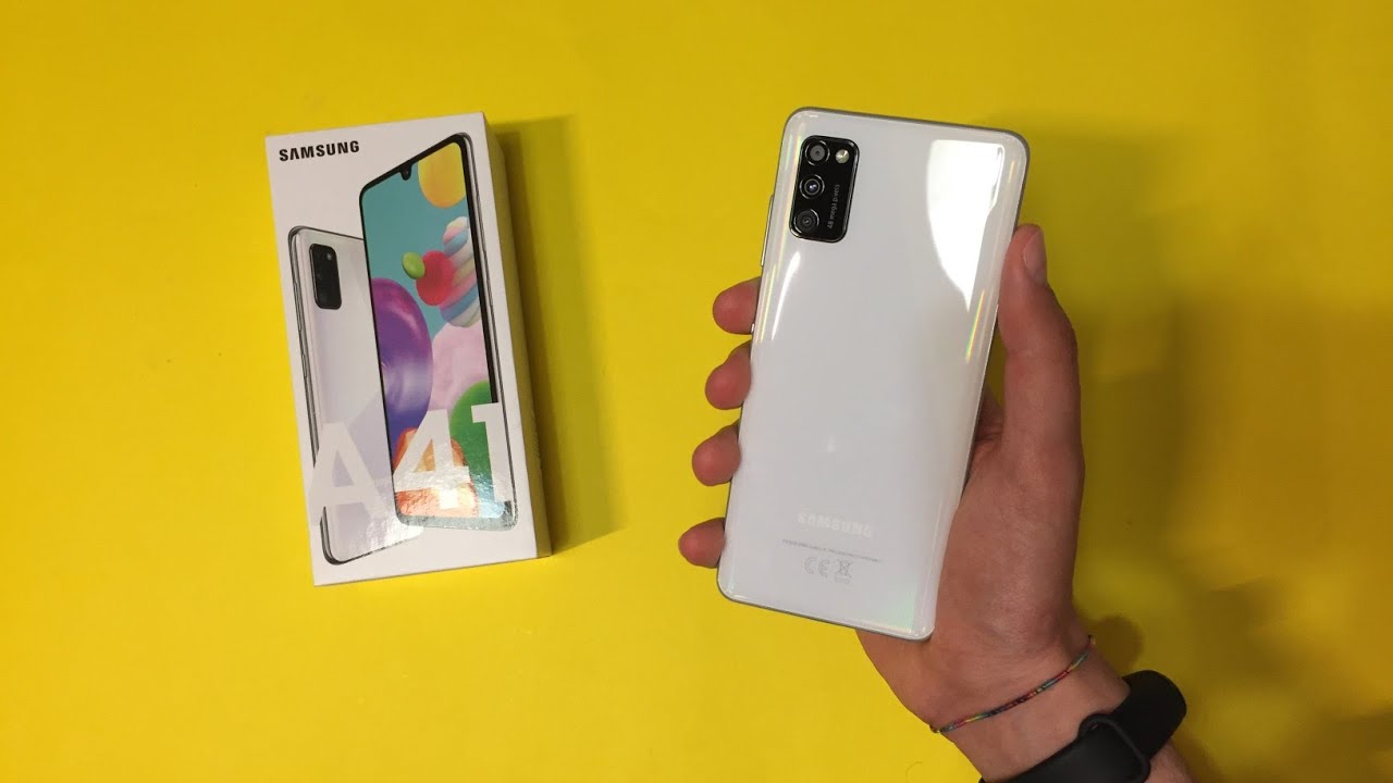 Galaxy A41 Prism White - Unboxing & Review!
