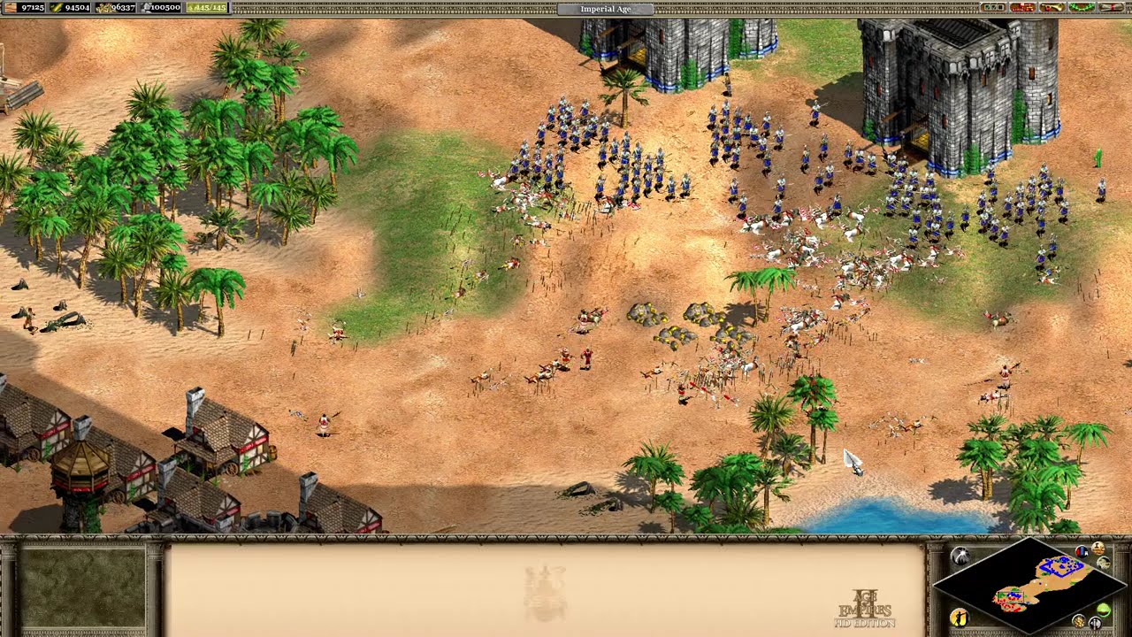 Medieval version of Omaha Beach. Longbowmen against an army. Fully upgraded Longbowmen
