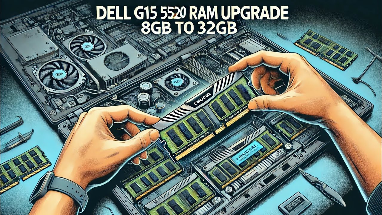 💻 Dell G15 5520 Crucial Ram upgrade 8gb to 32gb DDR5 4800MHz #dellg15 #dell #crucial  #ramupgrade