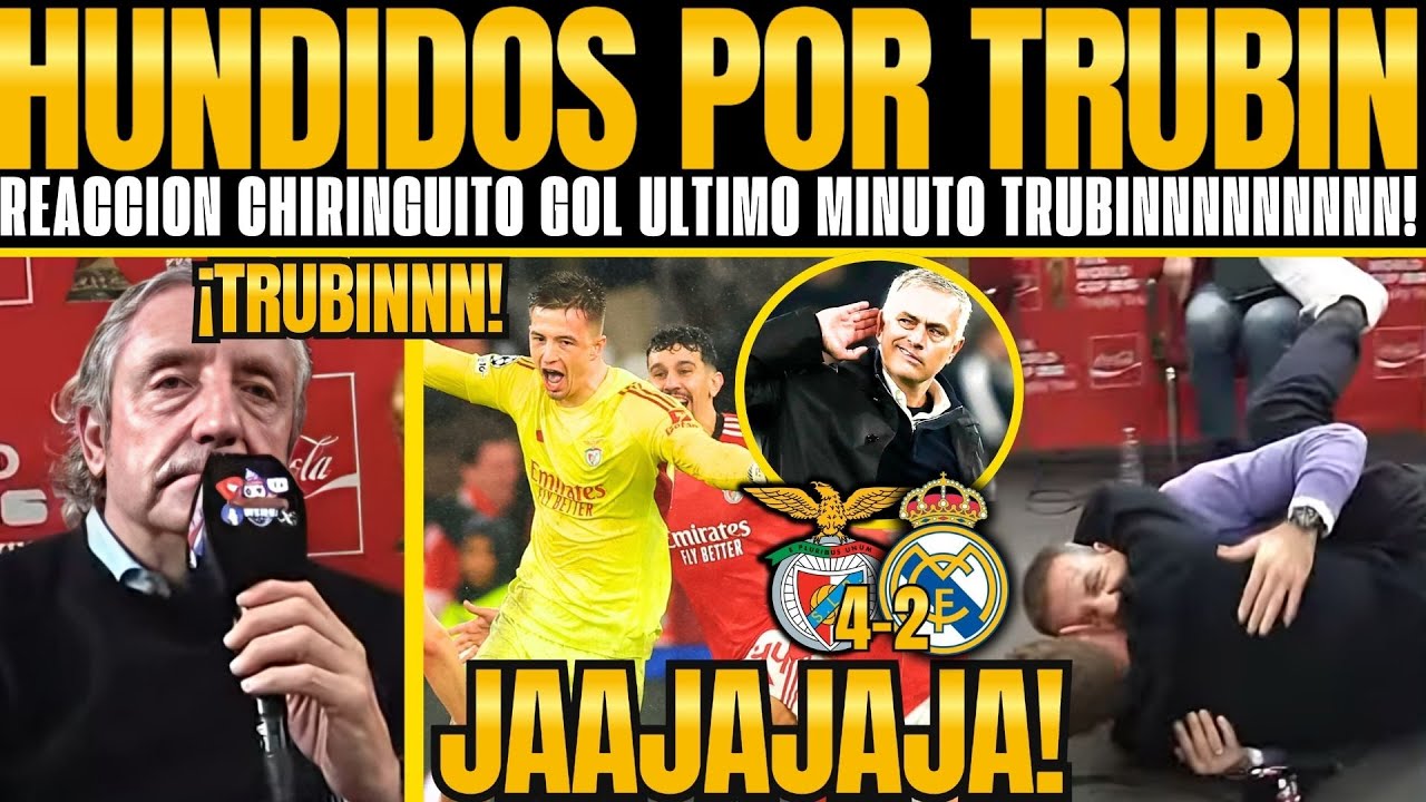 ¡HUNDIDOS! Así fue la REACCION del Chiringuito al GOL de TRUBIN