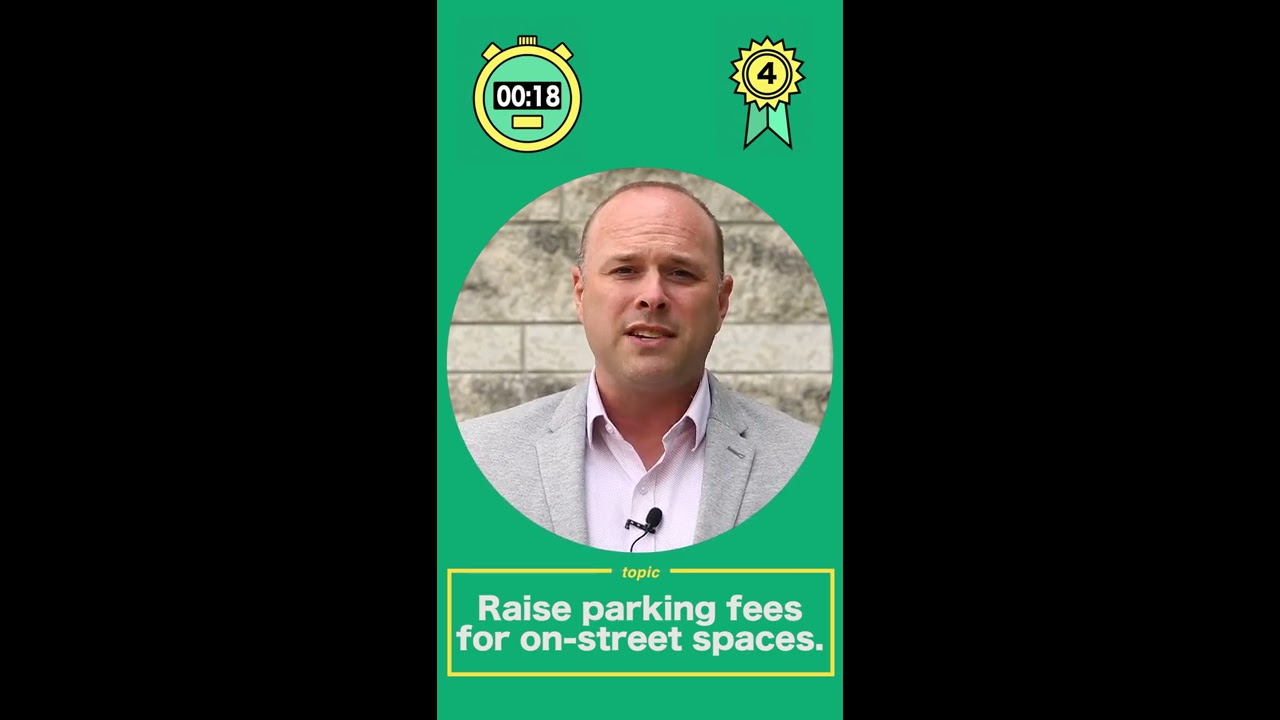 Chiarelli; Parking; LRT–bus system | City Hall in 60 seconds