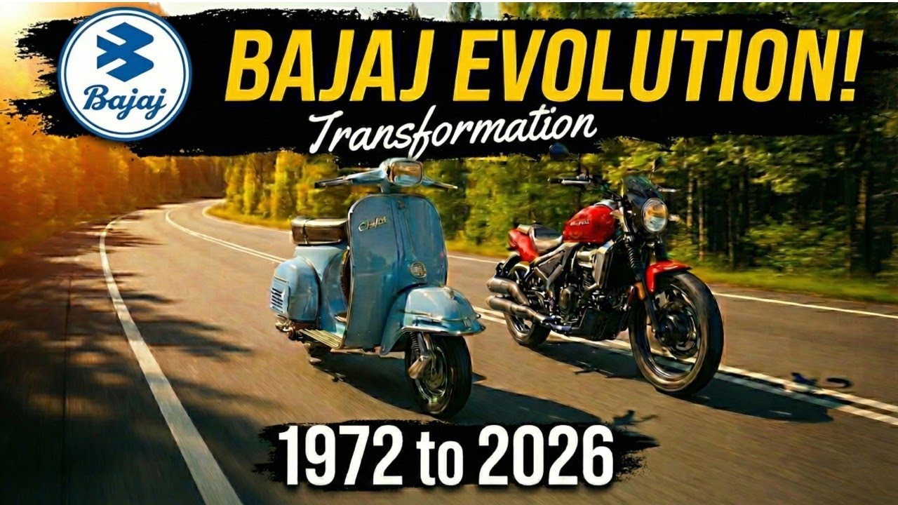 Hamara BAJAJ Evolution 1972–2026 🇮🇳🛵🏍️ | The Ultimate Two-Wheeler Transformation!” @BajajAutoLtd_