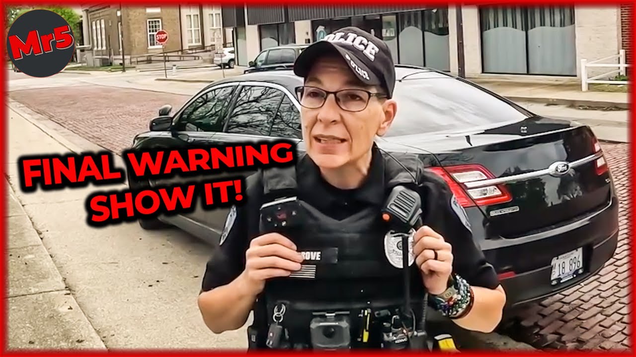 Female Cop Didn’t Expect This Wild ID Refusal! Walk of Shame!