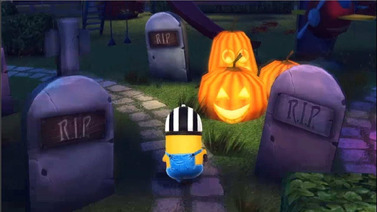 Despicable Me Minion Rush xbox one - ep11  CONTINUED HALLOWEEN RESIDENTIAL - gameplay walkthrough