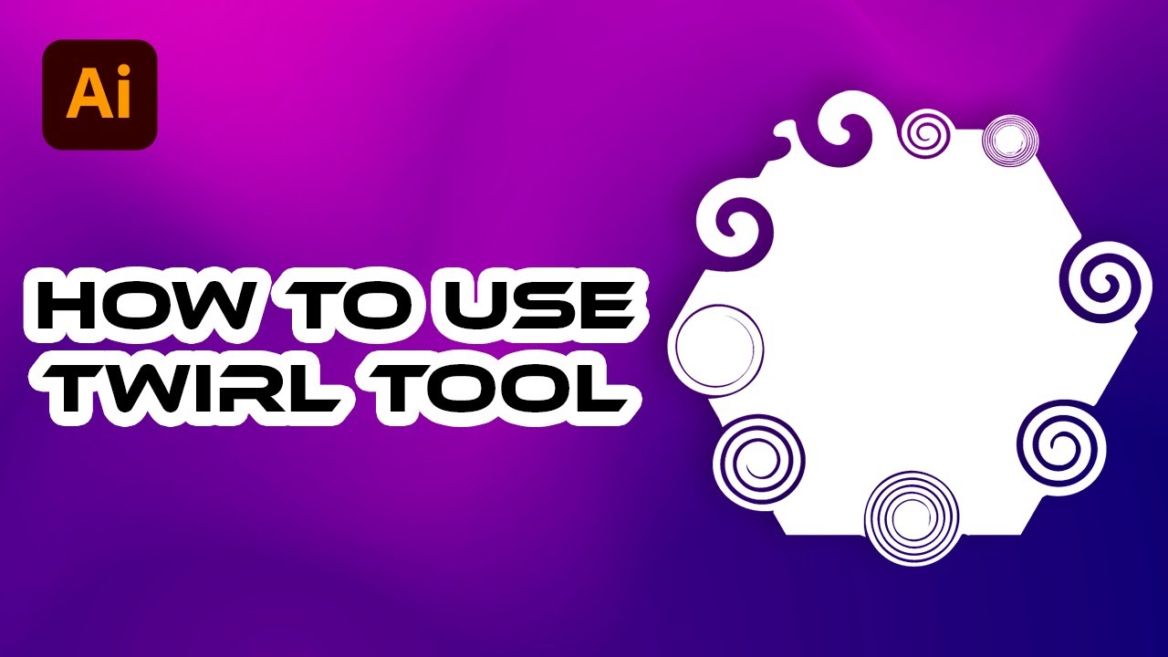 Transform Your Designs Twirl Tool Secrets in Adobe Illustrator! | twirl tool options illustrator