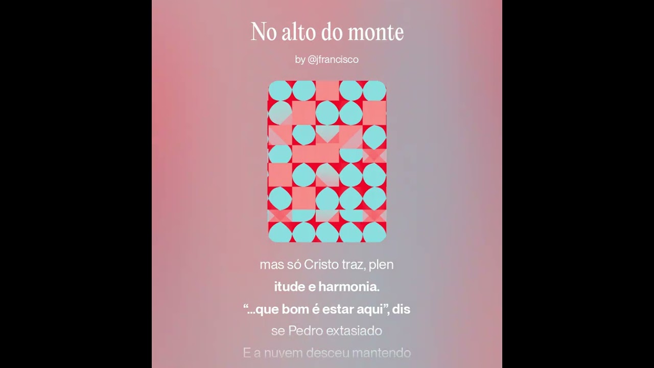 Este é o meu filho muito amado - Quaresma, Domingo II - Ano A