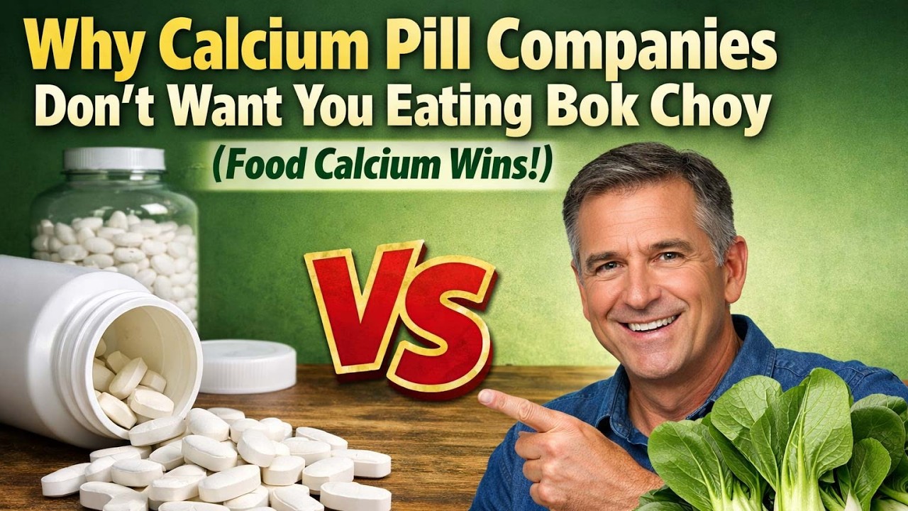 Calcium Supplement Industry SHOOK: Bok Choy Has Calcium + Vitamin C (Better Absorption!)