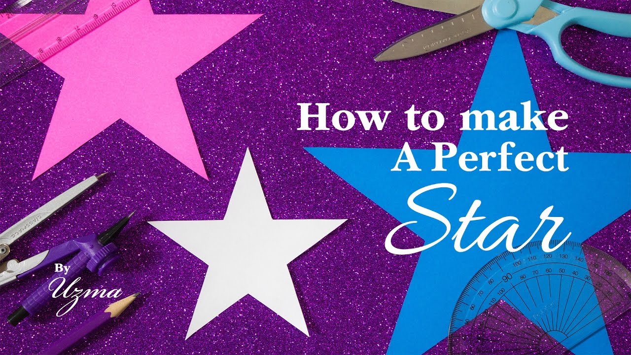 How To Make a Perfect Star | Paper star