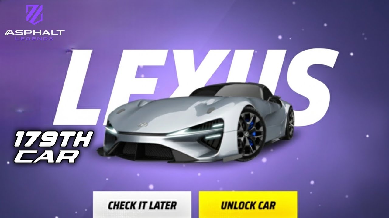 Asphalt-Unite / Hololive Spotlight Event / Unlocking LEXUS ELECTRIFED SPORT CONCEPT / My 179Th Car 🤩