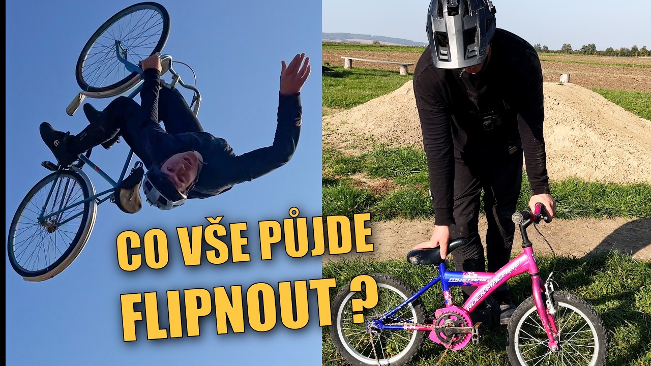 ZKOUŠÍME BACKFLIPY NA RŮZNÝCH KOLECH