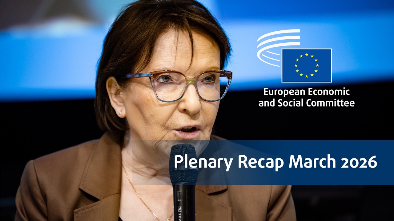 Civil Society, Military Mobility & Youth Mental Health | EESC Plenary March 2026 Recap