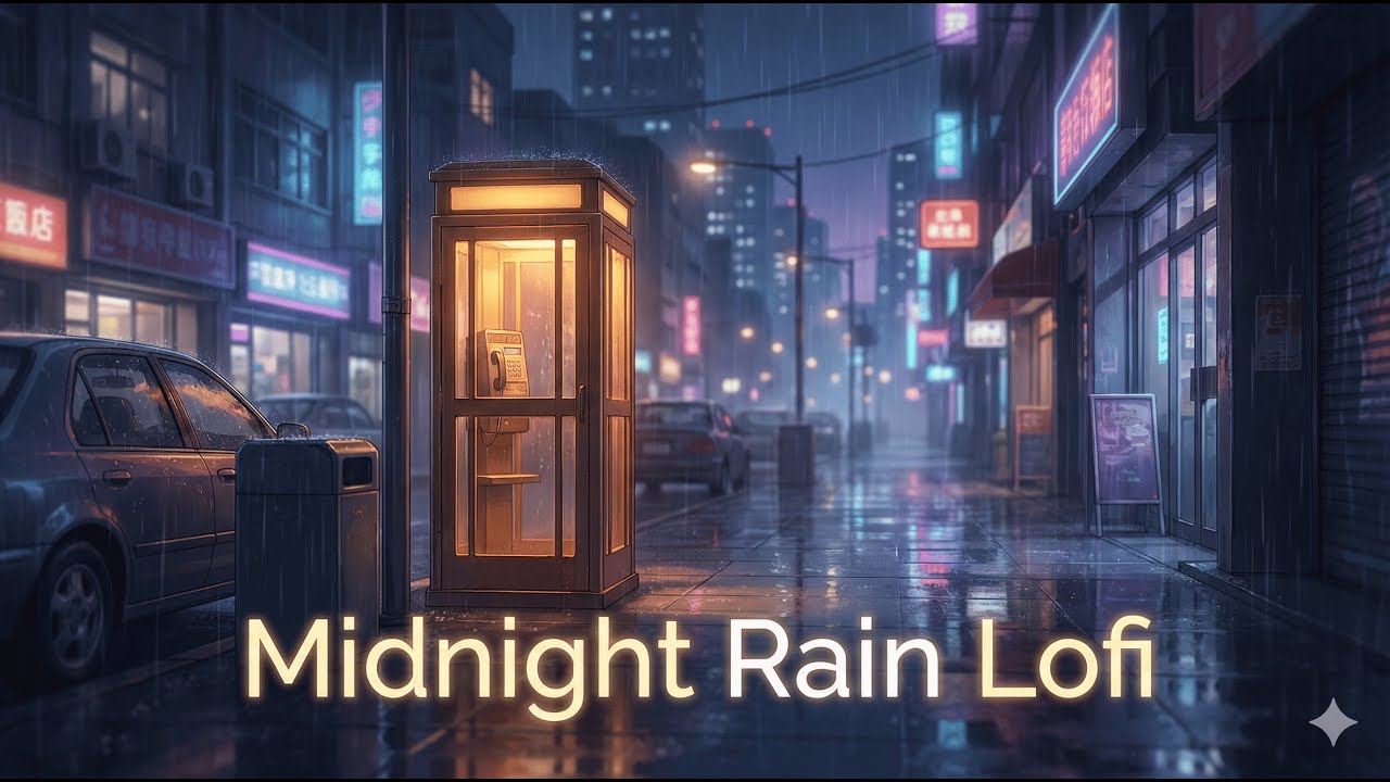 Midnight Rain Lofi ☔ Rainy Nights Can Be SO MUCH Better With This Lofi Music