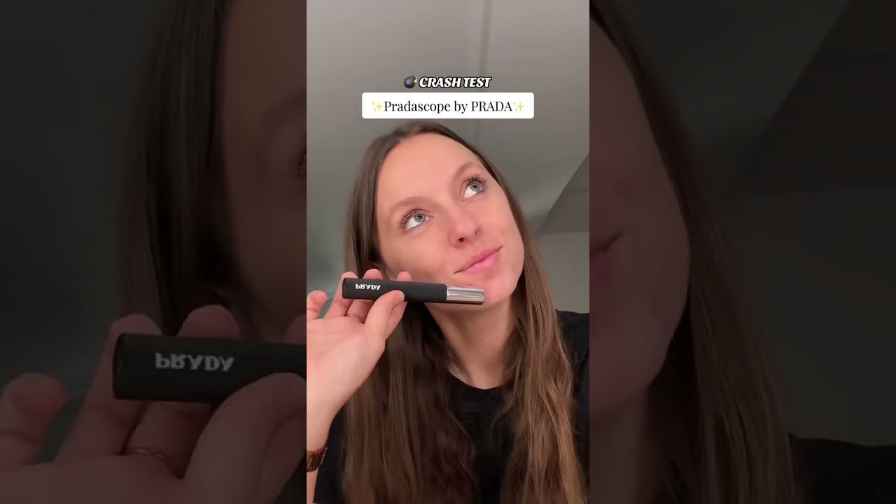 CRASH TEST MASCARA ! 👀 Le pradascope de Prada ✨