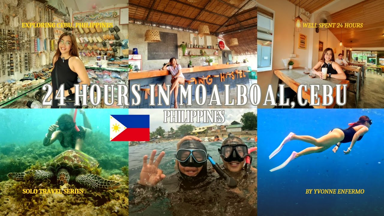 24 Hours in Moalboal, Cebu PH: DIY Solo Travel 🇵🇭 | What to do? #moalboal #sardinerun