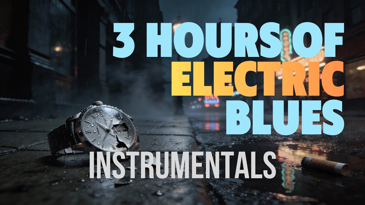 Dirty Blues Guitar Instrumentals |  3 Hours of Emotional Electric Guitar Blues 🎸