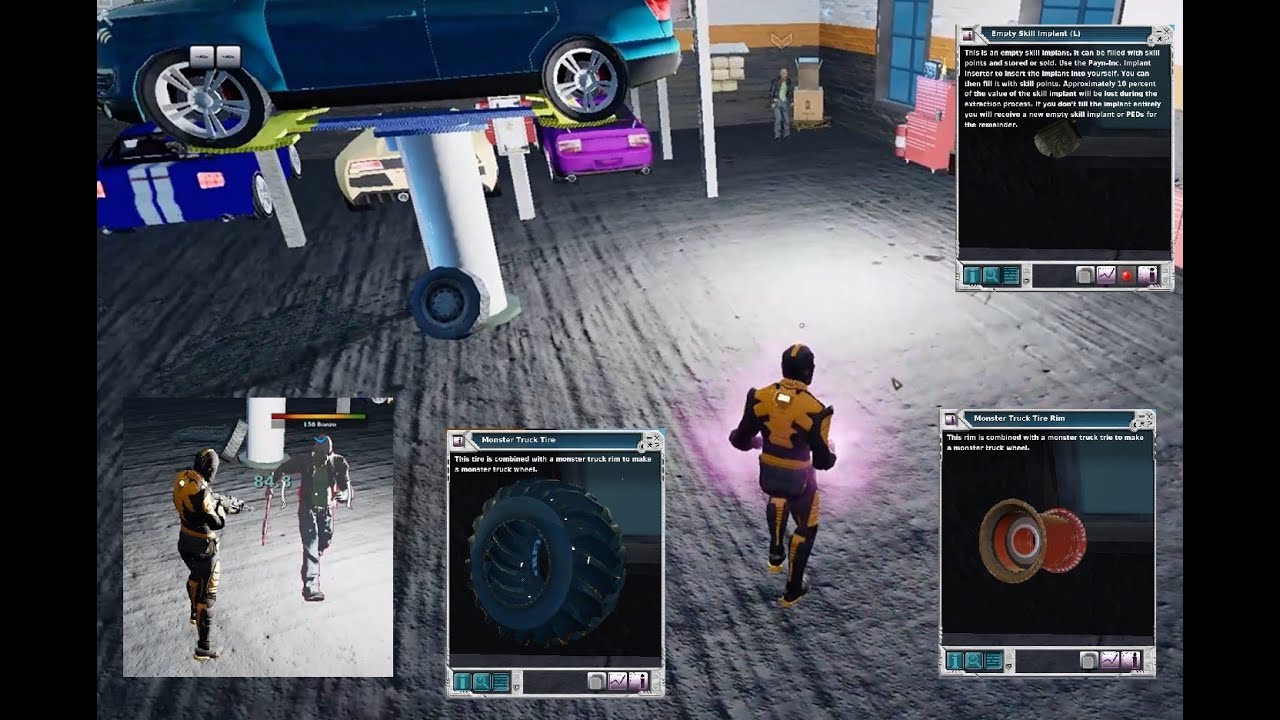 BONZOS CHOP SHOP - EMPTY SKILL IMPLANT DROP - ROCKTROPIA - ENTROPIA UNIVERSE
