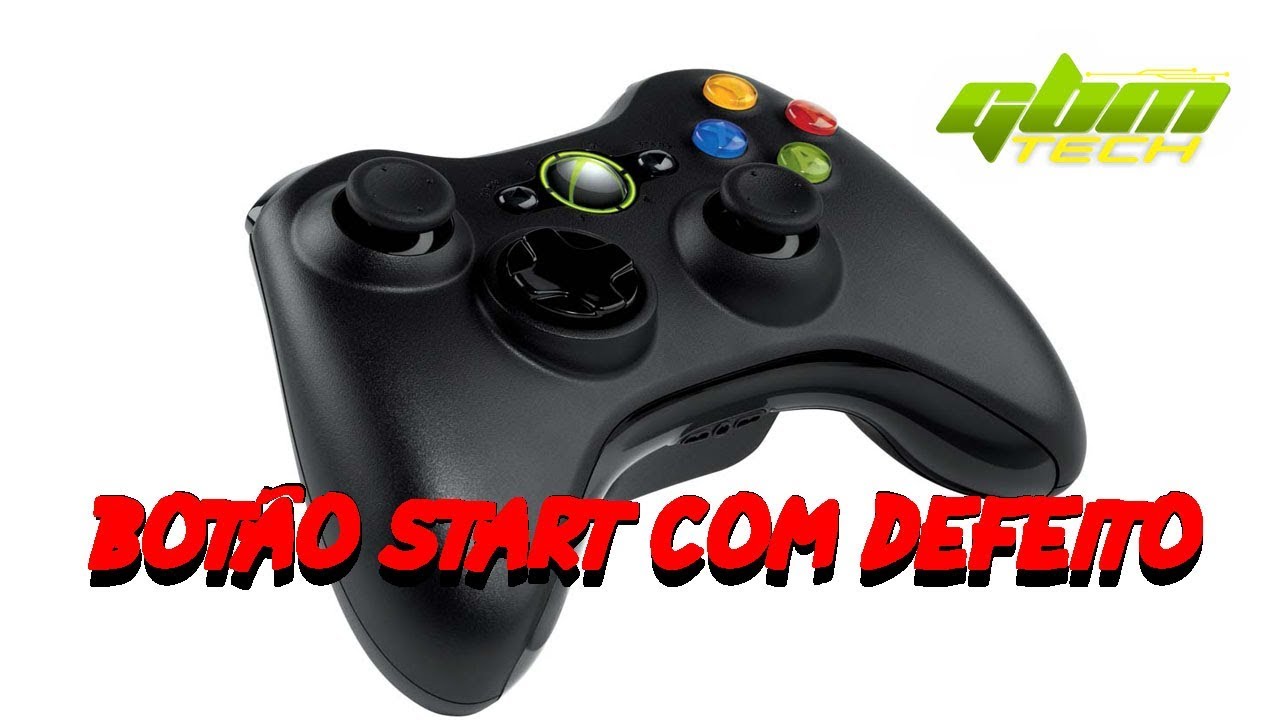 Reparo em Controle de XBOX360 ( Start não funciona ) Resolvido