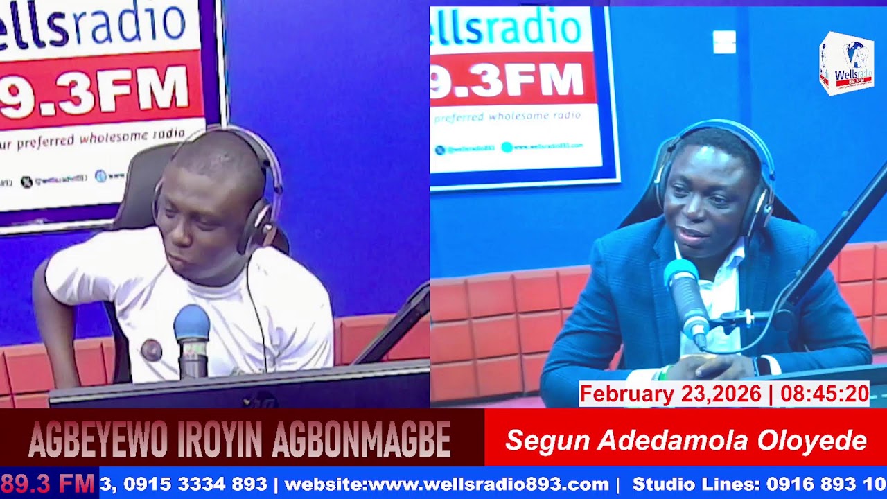 AGBEYEWO IROYIN AGBONMAGBE pelu Segun Adedamola Oloyede
