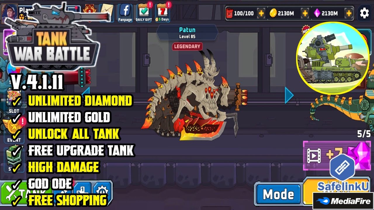 TANK COMBAT : WAR BATTLE MOD APK VERSI TERBARU ( UNLIMITED DIAMOND )