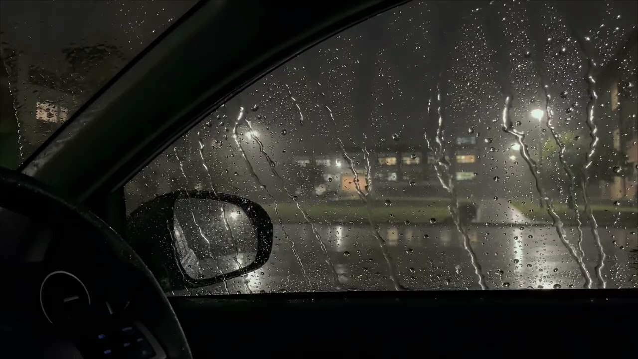 Sleep Sounds: Intense Heavy Rain on a Car - For Deep Sleep, Beating Insomnia, Total Relaxation