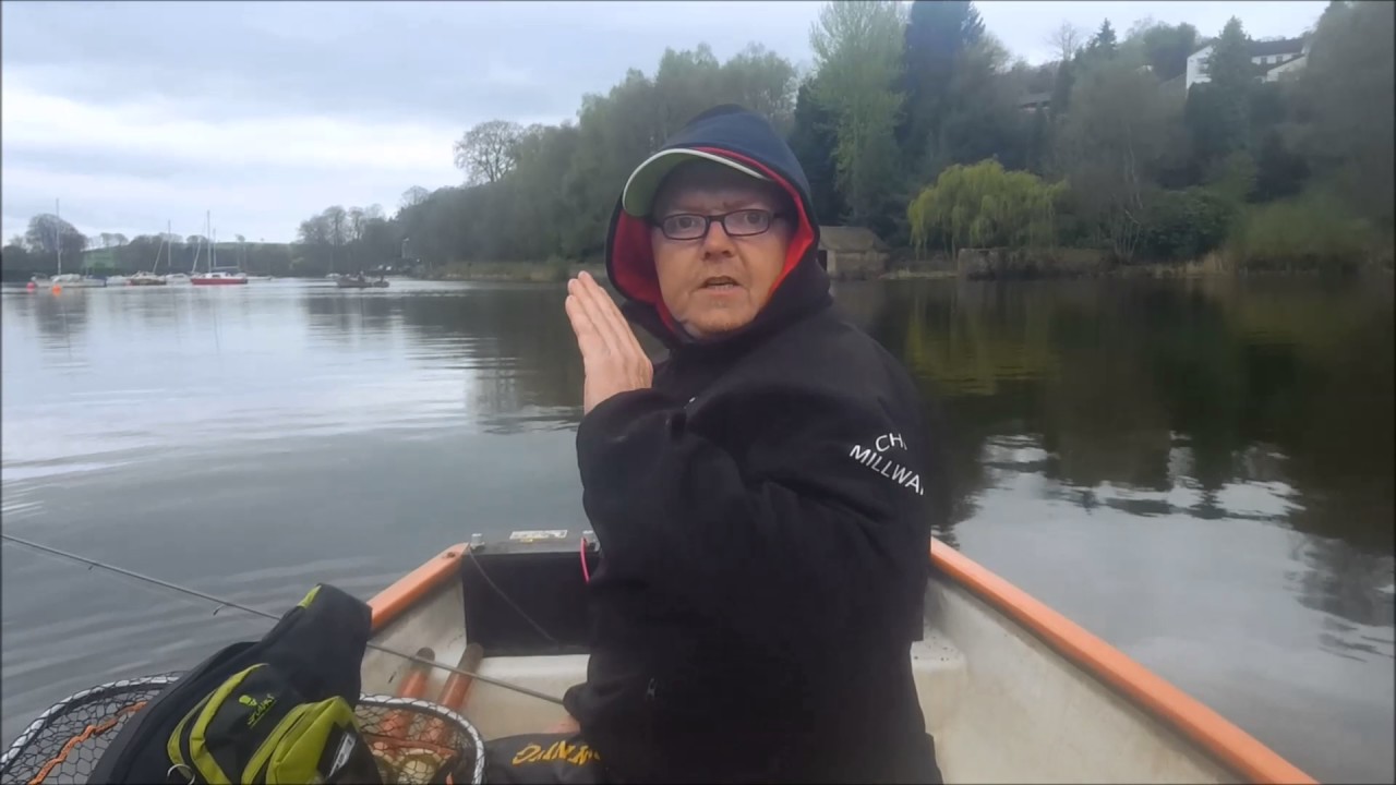 Dropshot and jig on Rudyard Lake